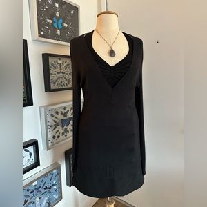 Express Deep Vneck sweater black